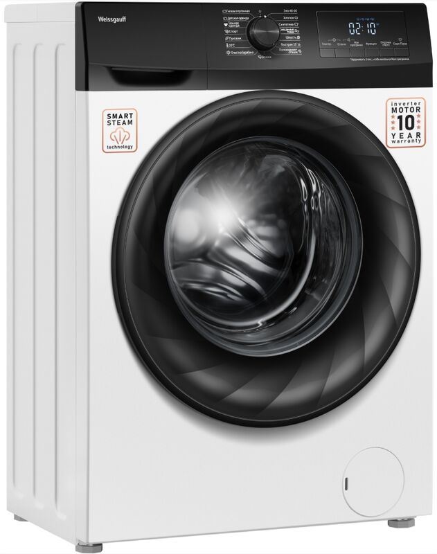 Стиральная машина Weissgauff WM 4947 DC Inverter Steam