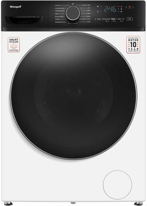 Стирально-сушильная машина Weissgauff WMD 4628 Inverter Steam