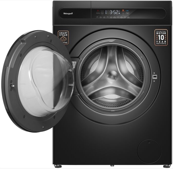 Стирально-сушильная машина Weissgauff WMD 46148 DC Inverter Steam Black