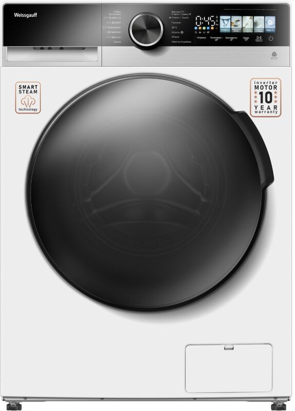 Стирально-сушильная машина Weissgauff WMD 45148 Color Touch Inverter Steam
