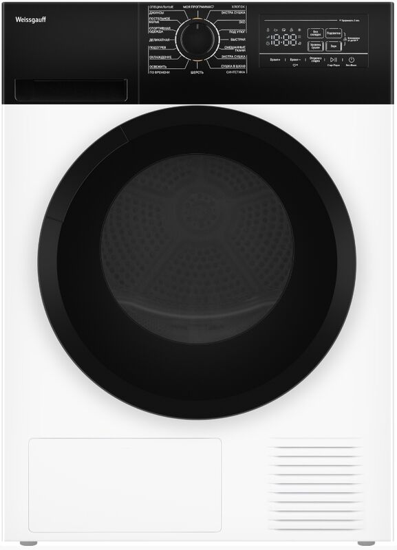 Сушильная машина Weissgauff WD 6128 B Heat Pump