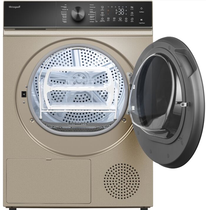 Сушильная машина Weissgauff WD 5910 Heat Pump Champagne