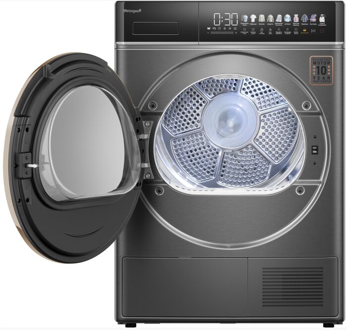 Сушильная машина Weissgauff WD 58411 Premium Inverter Grey