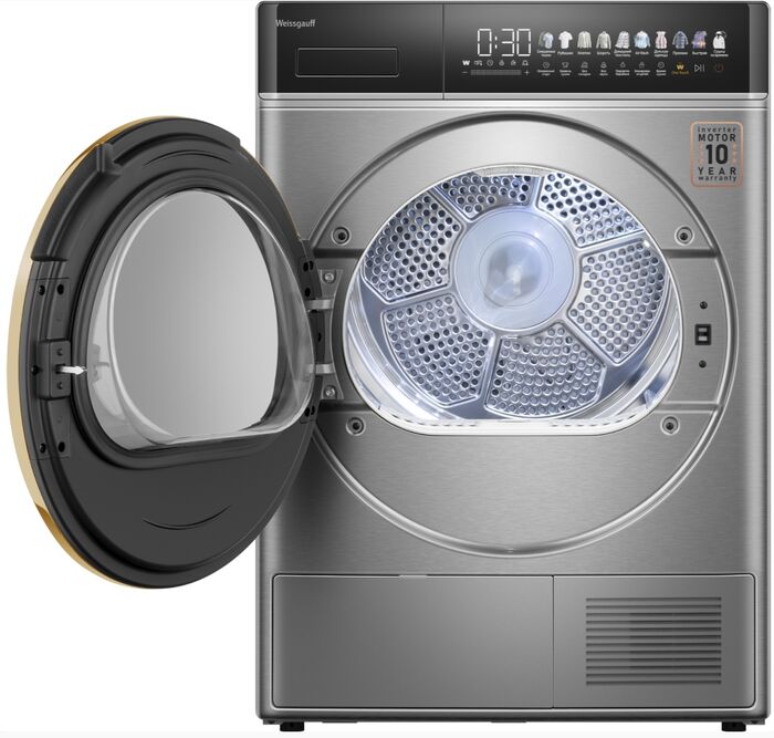 Сушильная машина Weissgauff WD 58411 Premium Inverter Steel