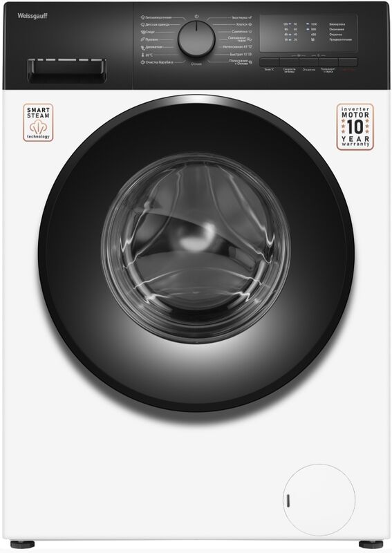 Стиральная машина Weissgauff WM 40106 Inverter Steam
