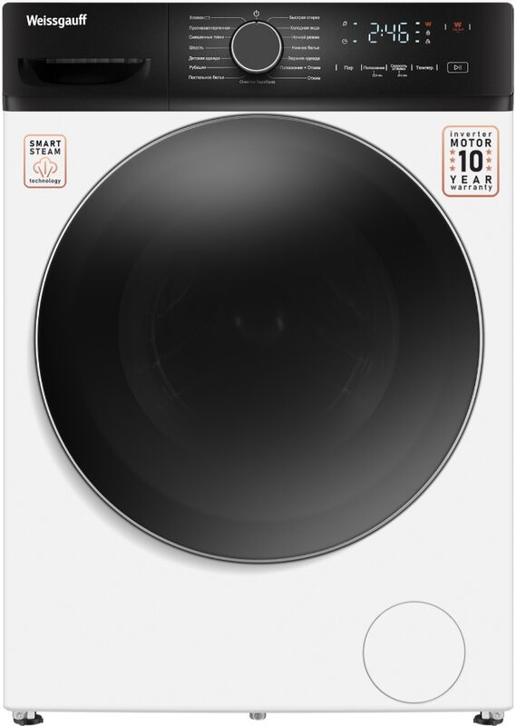 Стиральная машина Weissgauff WM 4627 Touch Inverter Steam