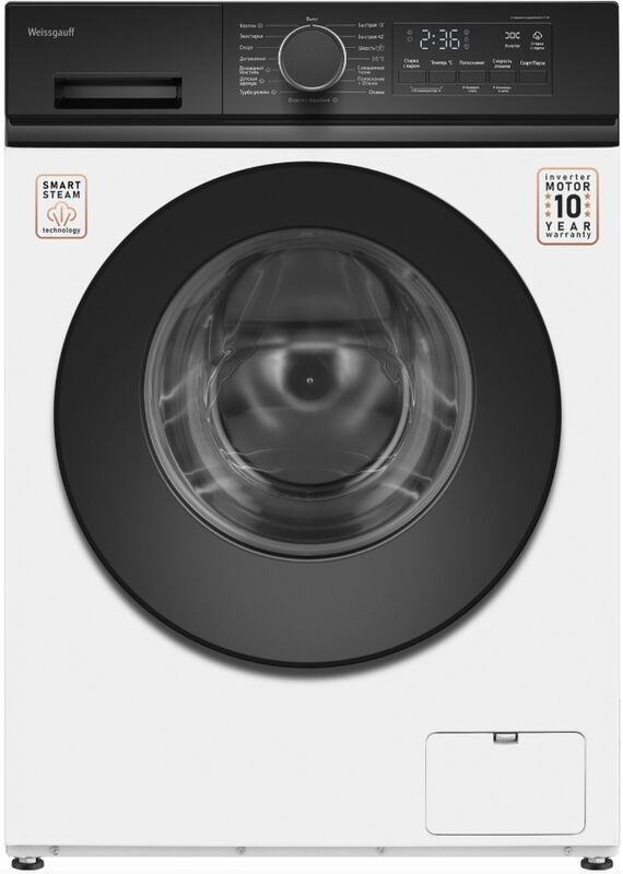 Стиральная машина Weissgauff WM 48128 Inverter Steam