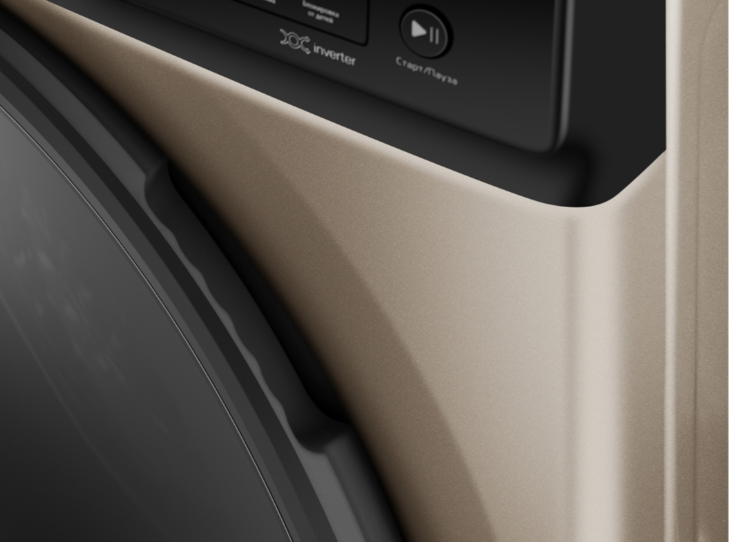 Стиральная машина Weissgauff WM 59411 Direct Drive Inverter Steam Champagne