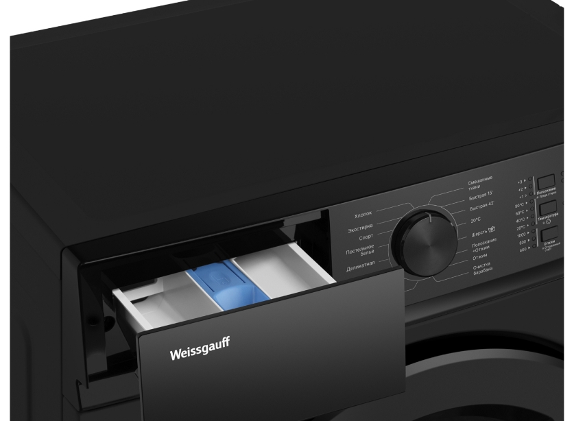 Стиральная машина Weissgauff WM 4527 DC Inverter Steam Black