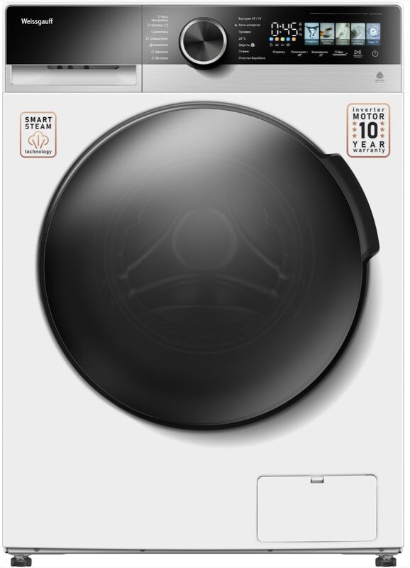 Стиральная машина Weissgauff WM 45148 Color Touch Inverter Steam