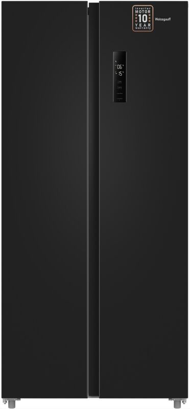 Холодильник Side-by-Side Weissgauff WSBS 500 Inverter NoFrost Black
