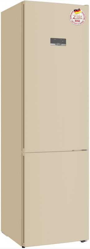 Двухкамерный холодильник Weissgauff WRK 2010 D Inverter NoFrost Beige Soft Close