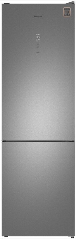 Двухкамерный холодильник Weissgauff WRK 2000 Total NoFrost Inverter Bru Steel Glass