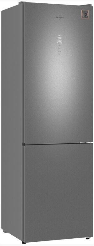 Двухкамерный холодильник Weissgauff WRK 2000 Total NoFrost Inverter Bru Steel Glass