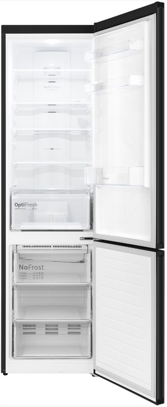 Двухкамерный холодильник Weissgauff WRK 2010 D Inverter NoFrost Black Soft Close