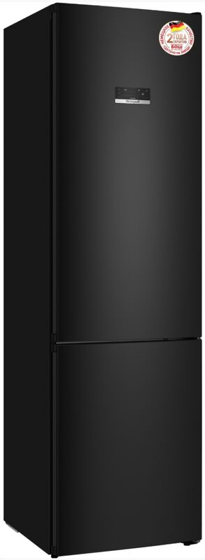 Двухкамерный холодильник Weissgauff WRK 2010 D Inverter NoFrost Black Soft Close