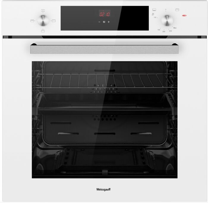 Газовый духовой шкаф Weissgauff WGO 702 D White Glass