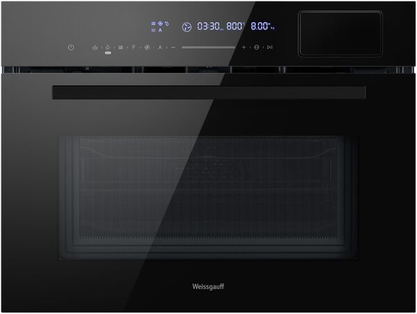 Компактный духовой шкаф Weissgauff OEMS 459 PDB Black Edition