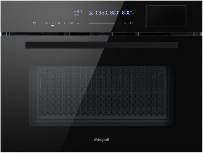 Компактный духовой шкаф Weissgauff OEMS 459 PDB Black Edition