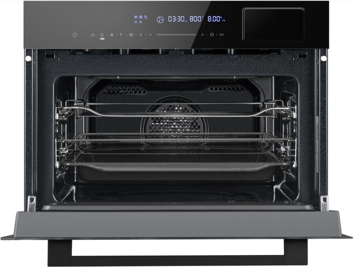 Компактный духовой шкаф Weissgauff OEMS 459 PDB Black Edition