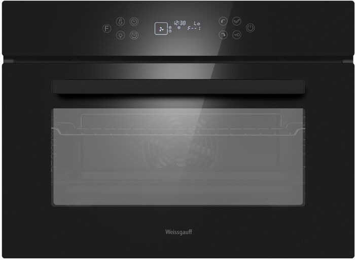 Компактный духовой шкаф Weissgauff OE 459 SDB Black Edition