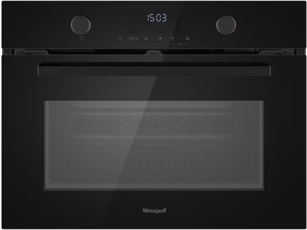 Компактный духовой шкаф Weissgauff OE 4551 DB Black Edition
