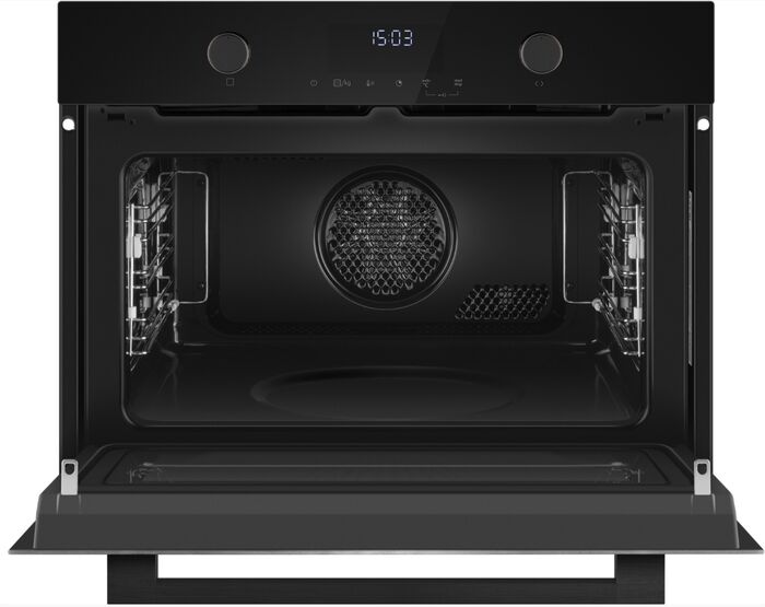 Компактный духовой шкаф Weissgauff OE 4551 DB Black Edition
