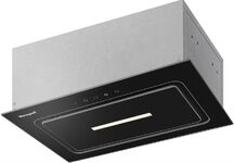 Полновстраиваемая вытяжка Weissgauff Aura 456 Touch Black Glass