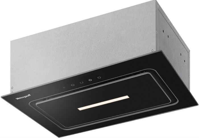 Полновстраиваемая вытяжка Weissgauff Aura 456 Touch Black Glass