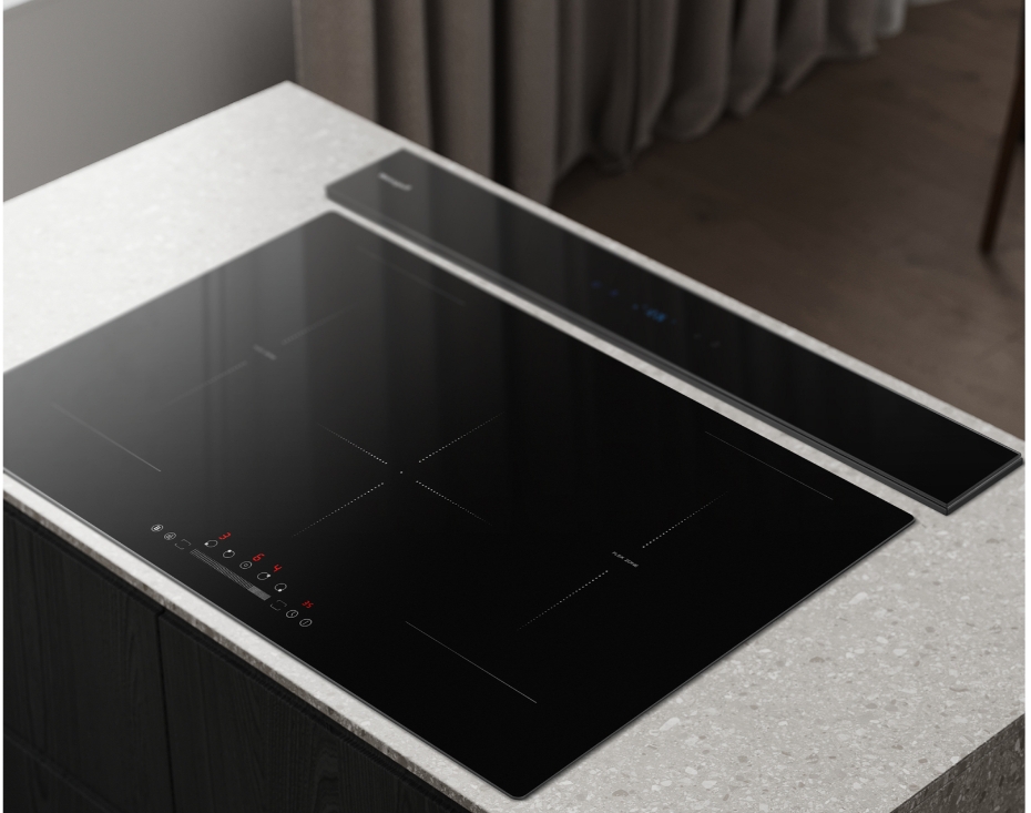 Встраиваемая в столешницу вытяжка Weissgauff Down Draft 900 Touch Premium Black