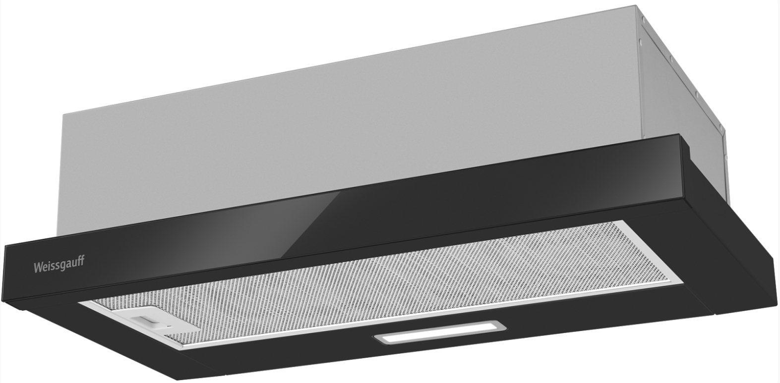 Телескопическая вытяжка Weissgauff TEL 600 2M Black Glass