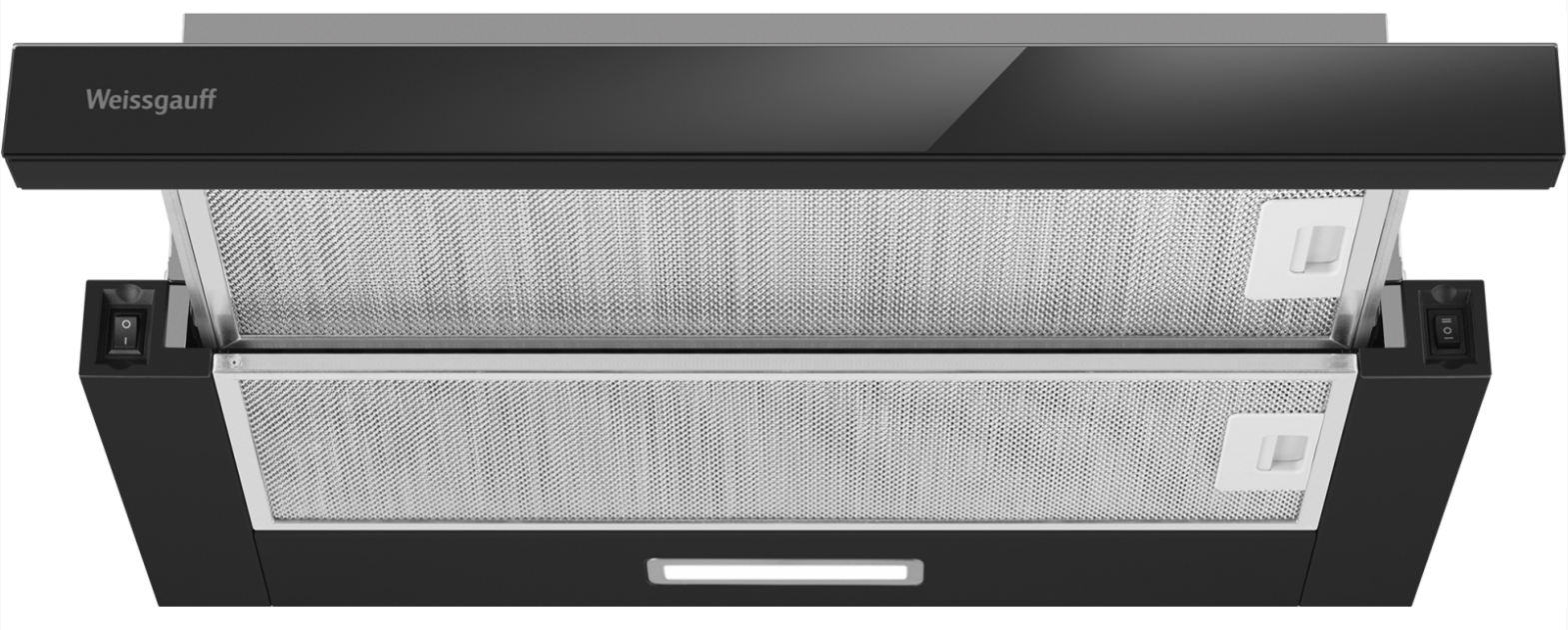 Телескопическая вытяжка Weissgauff TEL 600 2M Black Glass