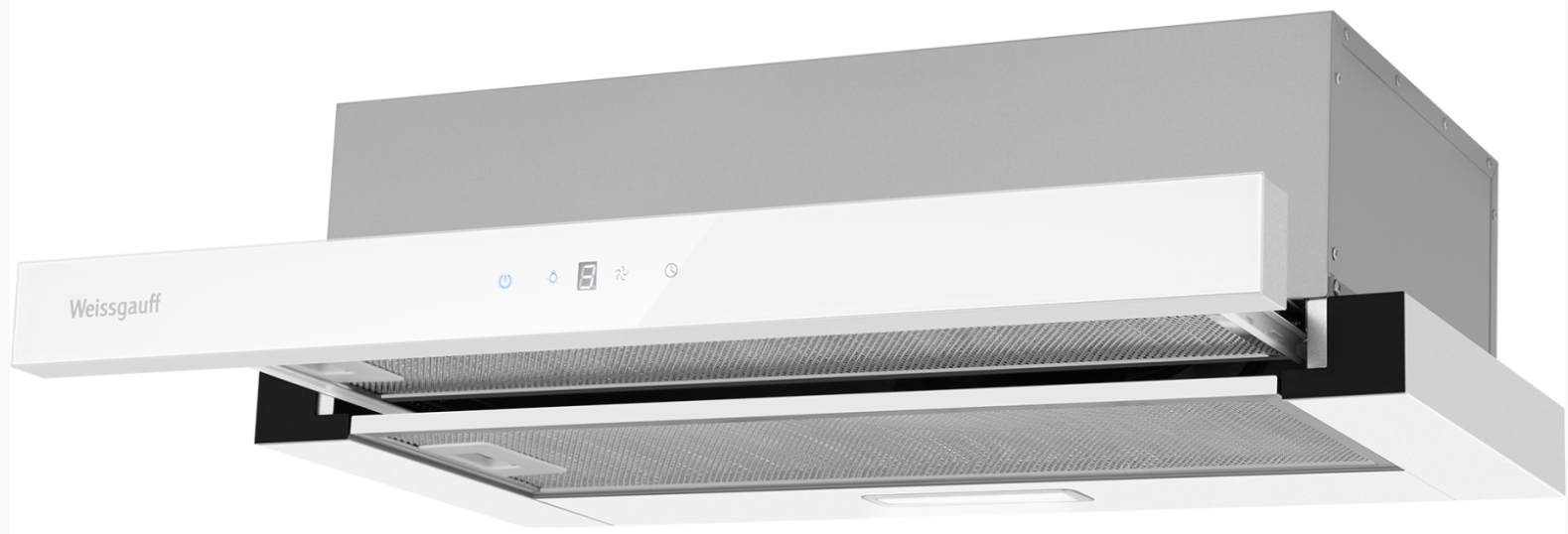 Телескопическая вытяжка Weissgauff TEL 600 TC WH
