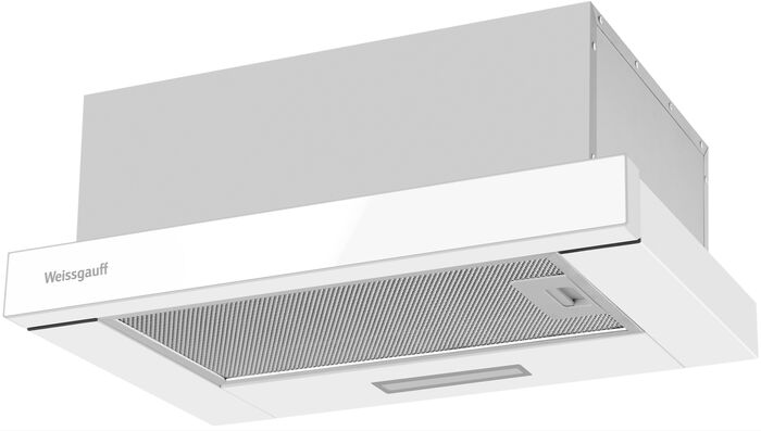 Телескопическая вытяжка Weissgauff TEL 450 White Glass