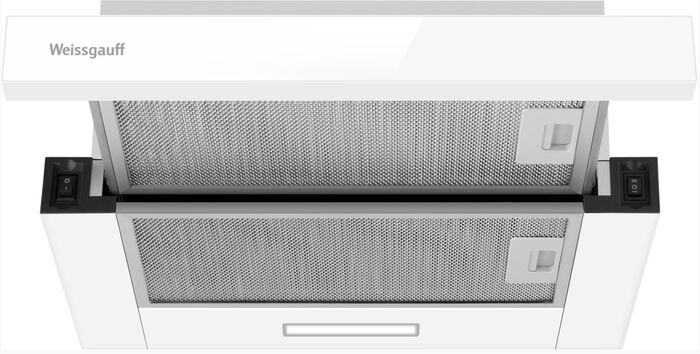 Телескопическая вытяжка Weissgauff TEL 450 White Glass