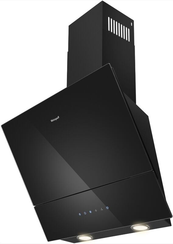 Наклонная вытяжка Weissgauff Yota 606 TOUCH BLACK GLASS