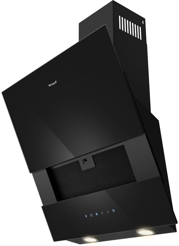 Наклонная вытяжка Weissgauff Yota 606 TOUCH BLACK GLASS