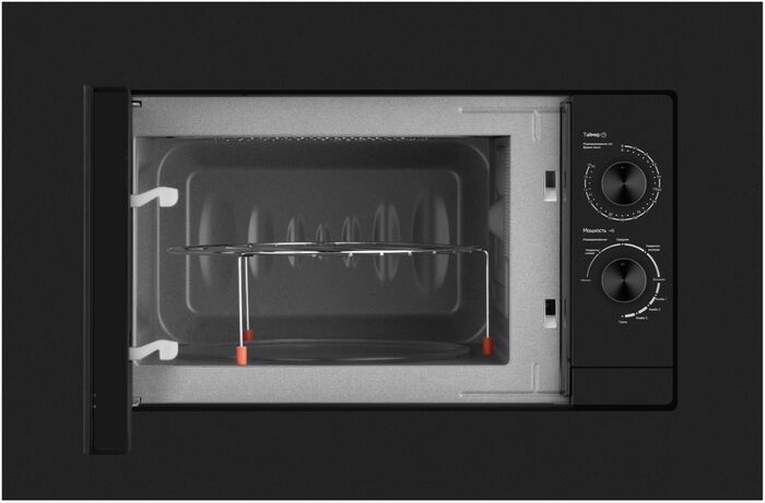 Встраиваемая микроволновая печь Weissgauff HMT-2016 BG Grill Matt Edition