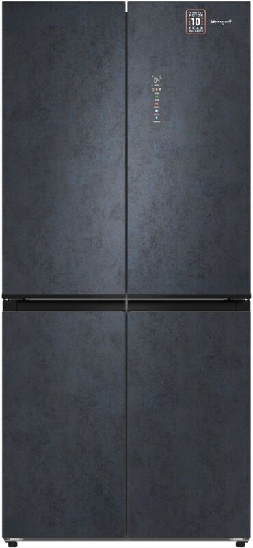 Многокамерный холодильник Weissgauff WCD 450 Rock Glass NoFrost Inverter