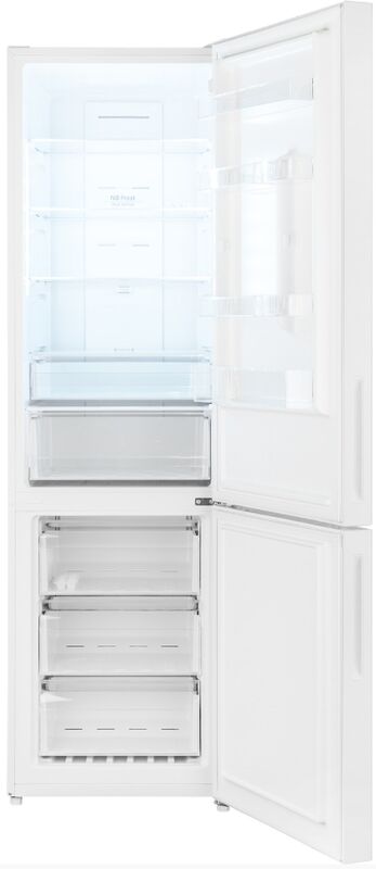 Двухкамерный холодильник Weissgauff WRK 2000 Full NoFrost Inverter White Glass