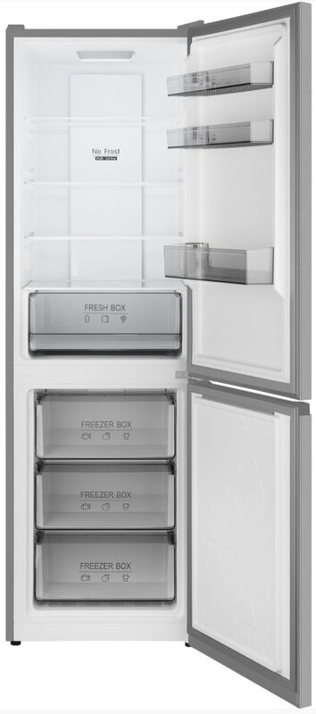 Двухкамерный холодильник Weissgauff WRK 185 Total NoFrost Inverter Inox