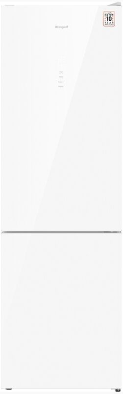 Двухкамерный холодильник Weissgauff WRK 2000 Total NoFrost Inverter White Glass