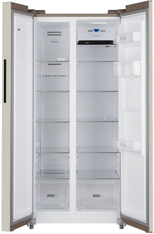 Холодильник Side-by-Side Weissgauff WSBS 600 Be NoFrost Inverter Water Dispenser