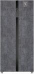 Холодильник Side-by-Side Weissgauff WSBS 500 Inverter NoFrost Rock Glass