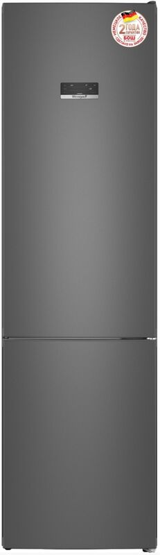 Двухкамерный холодильник Weissgauff WRK 2010 D Inverter NoFrost Dark Grey