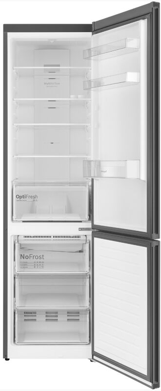 Двухкамерный холодильник Weissgauff WRK 2010 D Inverter NoFrost Dark Grey