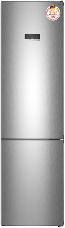 Двухкамерный холодильник Weissgauff WRK 2010 D Inverter NoFrost Inox