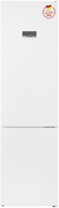 Двухкамерный холодильник Weissgauff WRK 2010 D Inverter NoFrost White