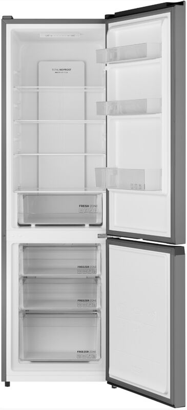 Двухкамерный холодильник Weissgauff WRK 180 Total NoFrost Dark Grey