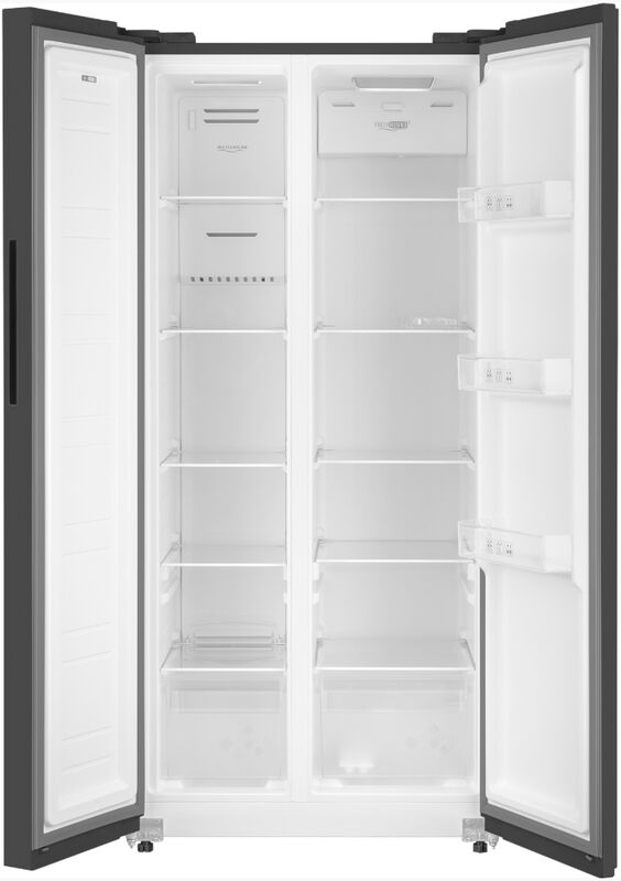 Холодильник Side-by-Side Weissgauff WSBS 410 Inverter NoFrost Dark Grey